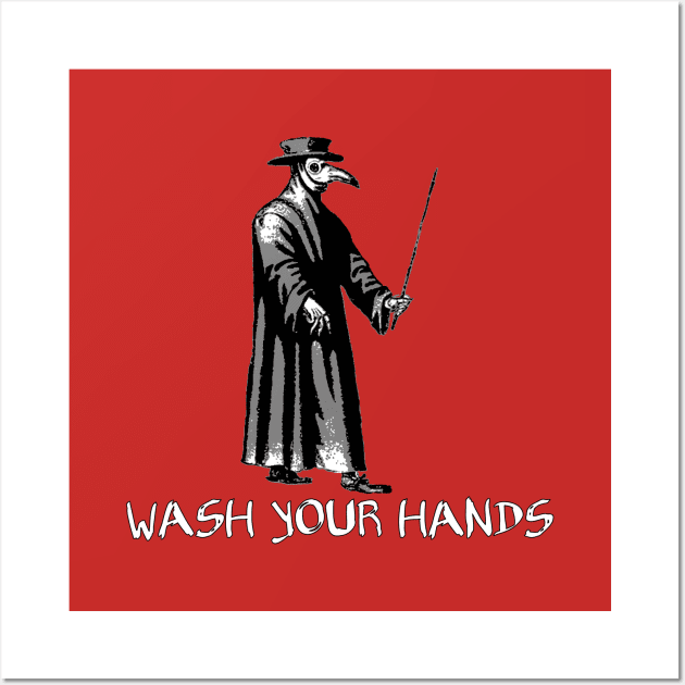 Wash Your Hands Wall Art by childofthecorn